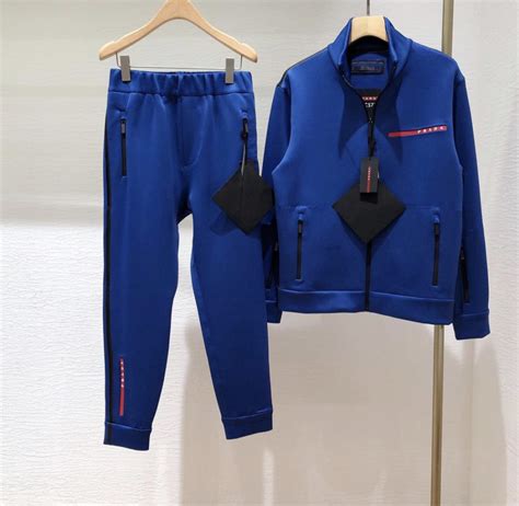 prada track pants|prada tracksuit women's.